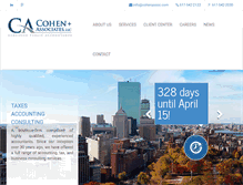 Tablet Screenshot of cohenassoc.com